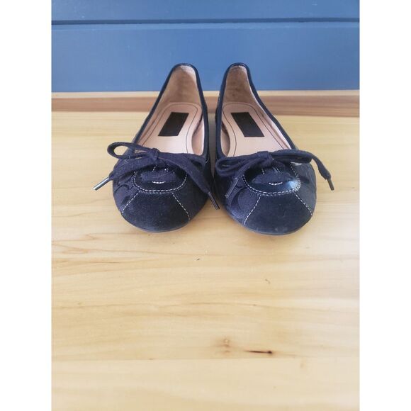 Black Coach Flats - Picture 3 of 7